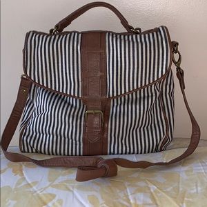 Forever 21 Striped Cross Body Bag